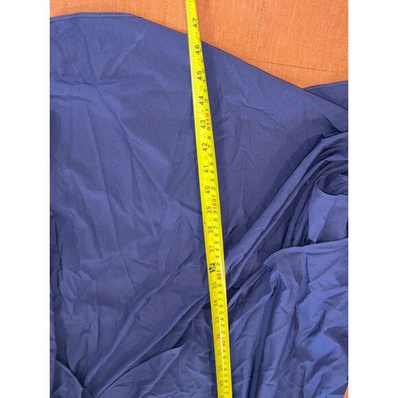 NWT Halara Navy Blue Breezeful Flowy Asymmetric Midi Dress Size 3x Womens - Picture 7 of 8